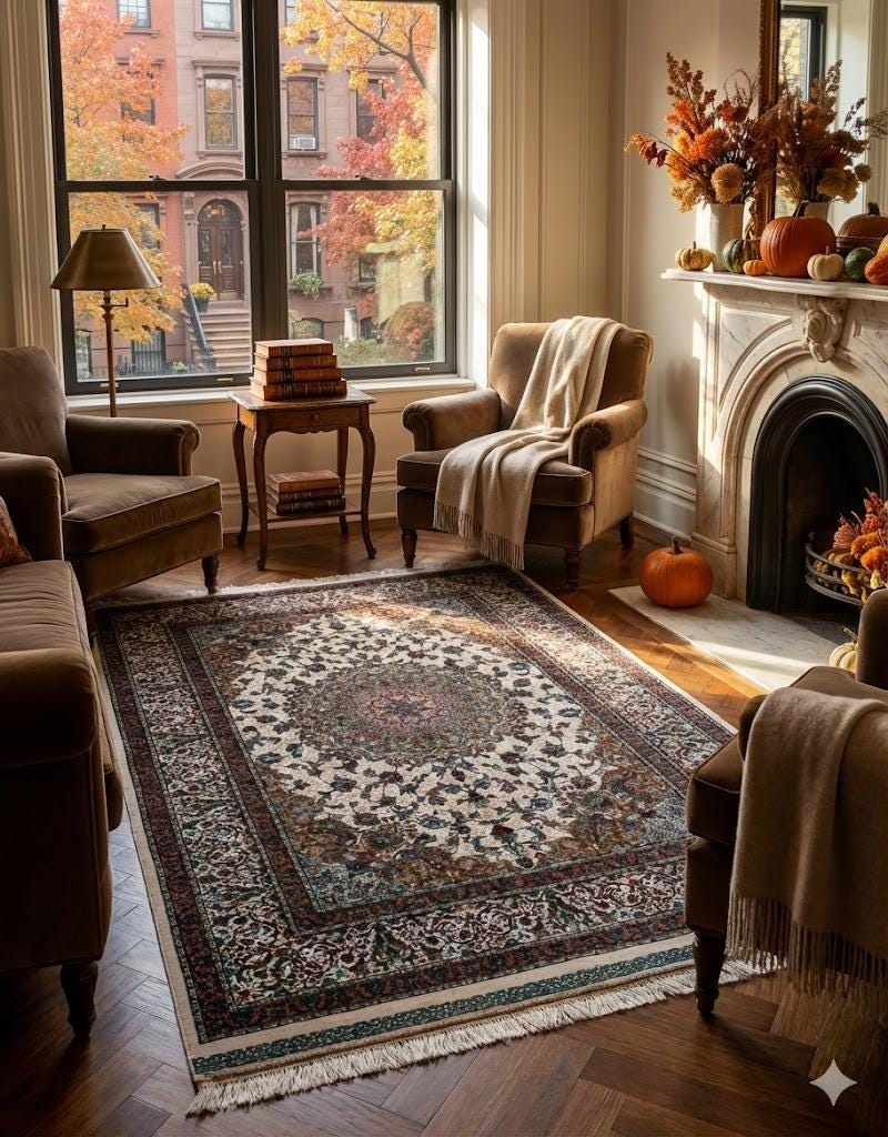 Luxury Persian Bamboo Silk Rug 100x150 cm – Robot-Woven & Hand-Knotted Edges